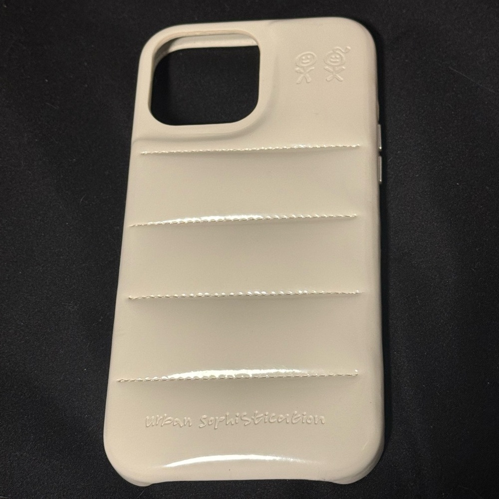 Urban Sophistication Oak Milk iPhone 12 Pro Max Puffer Case